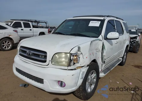 2002 Toyota Sequoia Limited V8 from USA, damaged, VIN 5TDBT48A72S131740